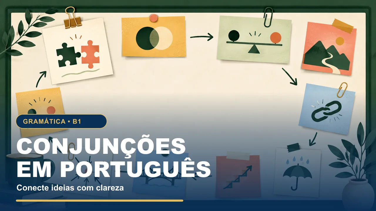 Painel visual de estudo que representa ideias conectadas por relações de sentido.